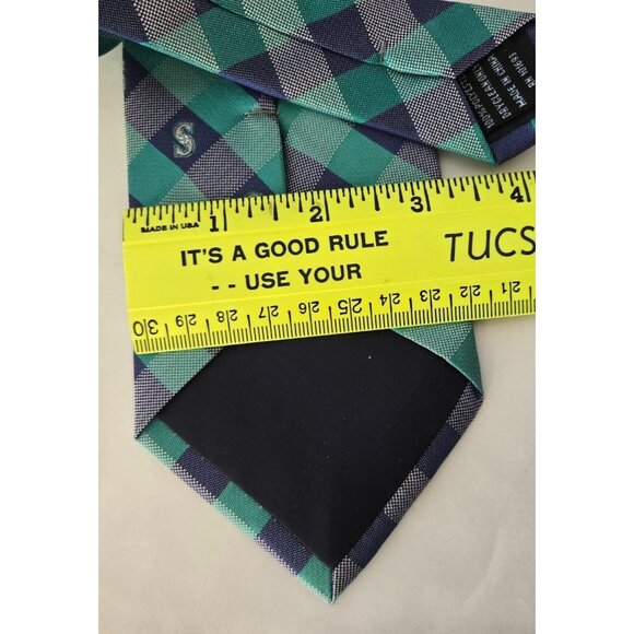 Seattle Mariners Licensed Necktie 56in Baseball Fanatic Officewear MLB - Picture 4 of 4